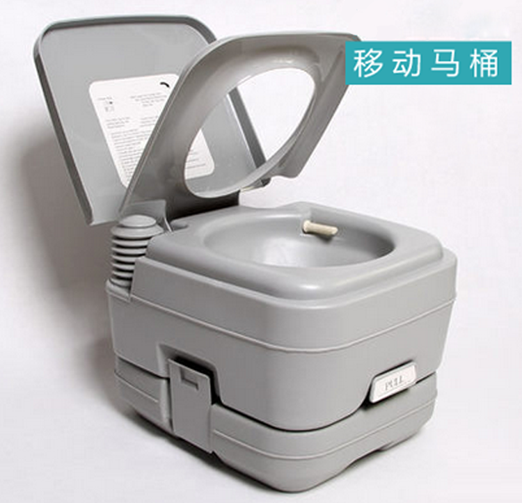 跃航 户外便携式冲水马桶 车载马桶座便器 老人孕妇移动坐便器 20L