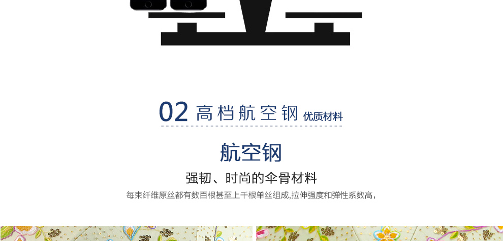 上海故事绣花太阳伞富贵花开刺绣工艺遮阳伞双层网纱防紫外线二折礼品婚庆伞 金色