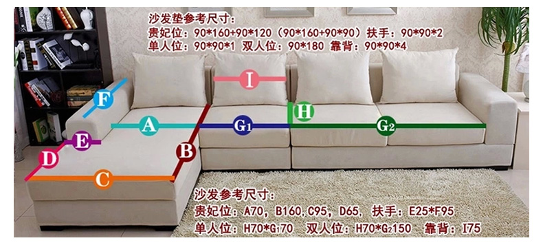 绿幽谷田园全棉沙发垫套装布艺坐垫四季通用韩版沙发垫子沙发套罩巾 花环国度 单条90*90cm