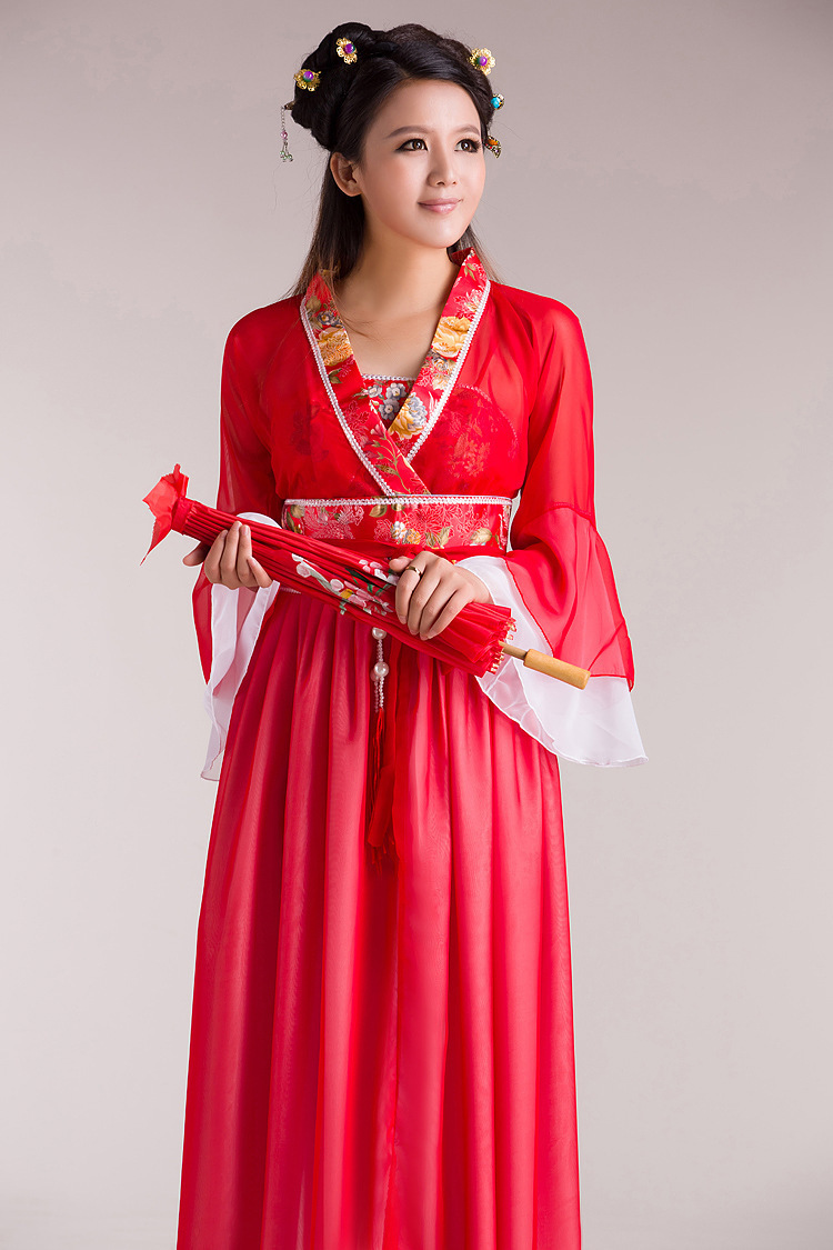 古装服装仙女清新淡雅汉服女中国风成人礼七仙女古代衣服公主小姐情趣