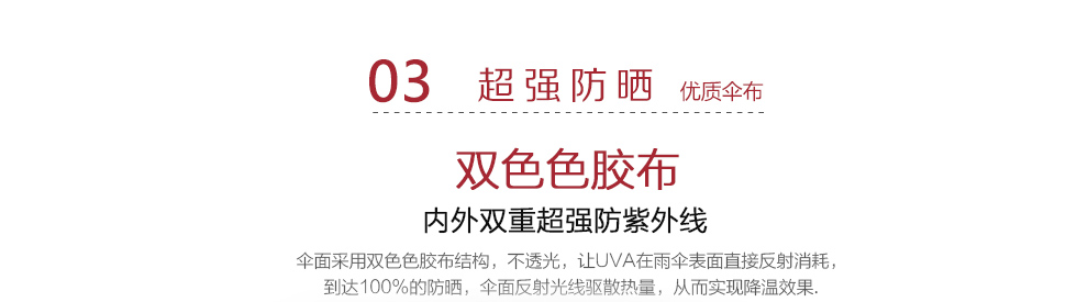 上海故事超轻遮阳伞夏季女士防紫外线黑胶太阳伞时尚折叠晴雨伞科技碳纤维伞骨超轻 仅125克 巴格卡其