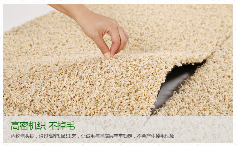 东方地毯 环保彩色拼块地毯客厅沙发地毯 无缝拼接卧室满铺可机洗 HY-02 银灰 60cmx60cm