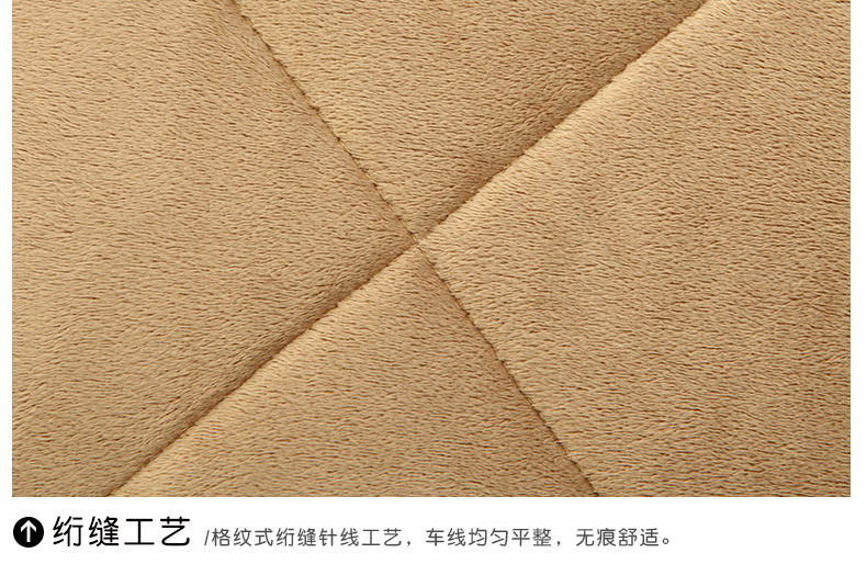 【御棉堂】双层夹棉加厚毯子 绗缝被子 休闲午睡毛毯 加厚春秋绗缝被 春夏空调毯 芥末黄 200*230cm双人床