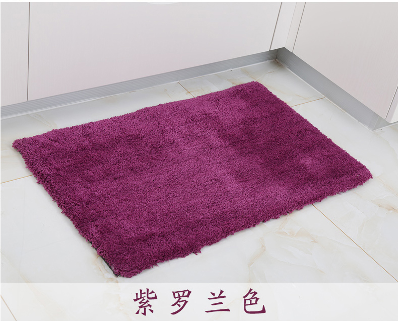 
                                        梓晨 轻柔地垫浴室卫浴吸水地垫防滑门垫客厅卧室床边门厅客厅垫子脚踏垫 深驼色 60cmx90cm                