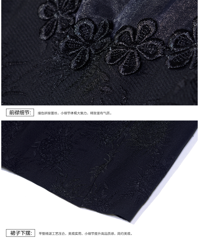 
                                        2016秋装新款中年妈妈装小西装女装印花短款小西服女15TZ215 蓝色 L                