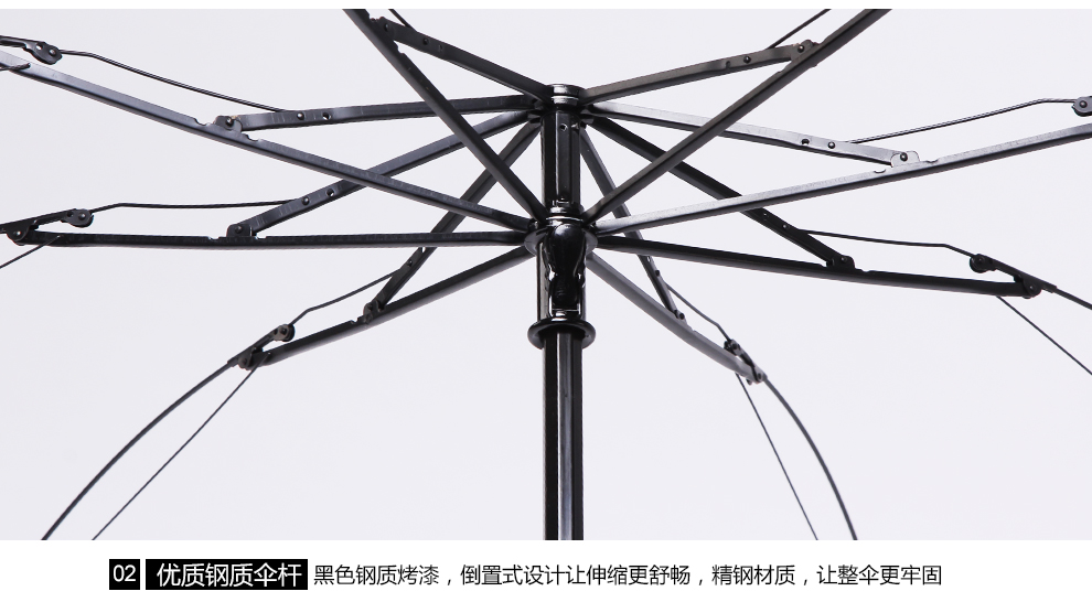 JUST MODE 黑胶晴雨伞 遇水变色雨伞 防晒折叠伞 樱花粉