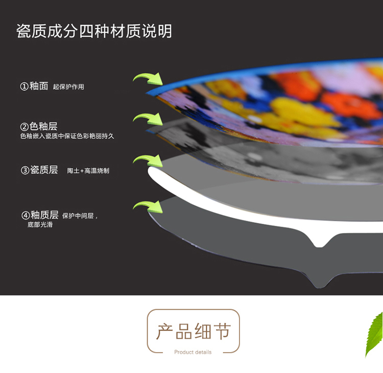 
                                        瓷工巧匠 陶瓷西餐盘牛排盘子 欧式骨瓷浅盘子创意卡通餐具组合3件装 猫兔狼                