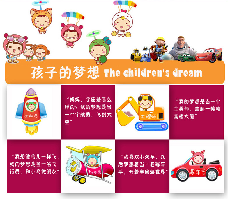 梦雅莉 实木照片墙+身高贴 儿童房相片墙 相框墙创意组合 11-HD006 白原胡可爱混搭