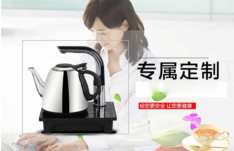
                                        茶皇子A33 自动上水电茶炉  不锈钢电茶壶 电动抽水器烧水 电热水壶加水功夫茶具套装                