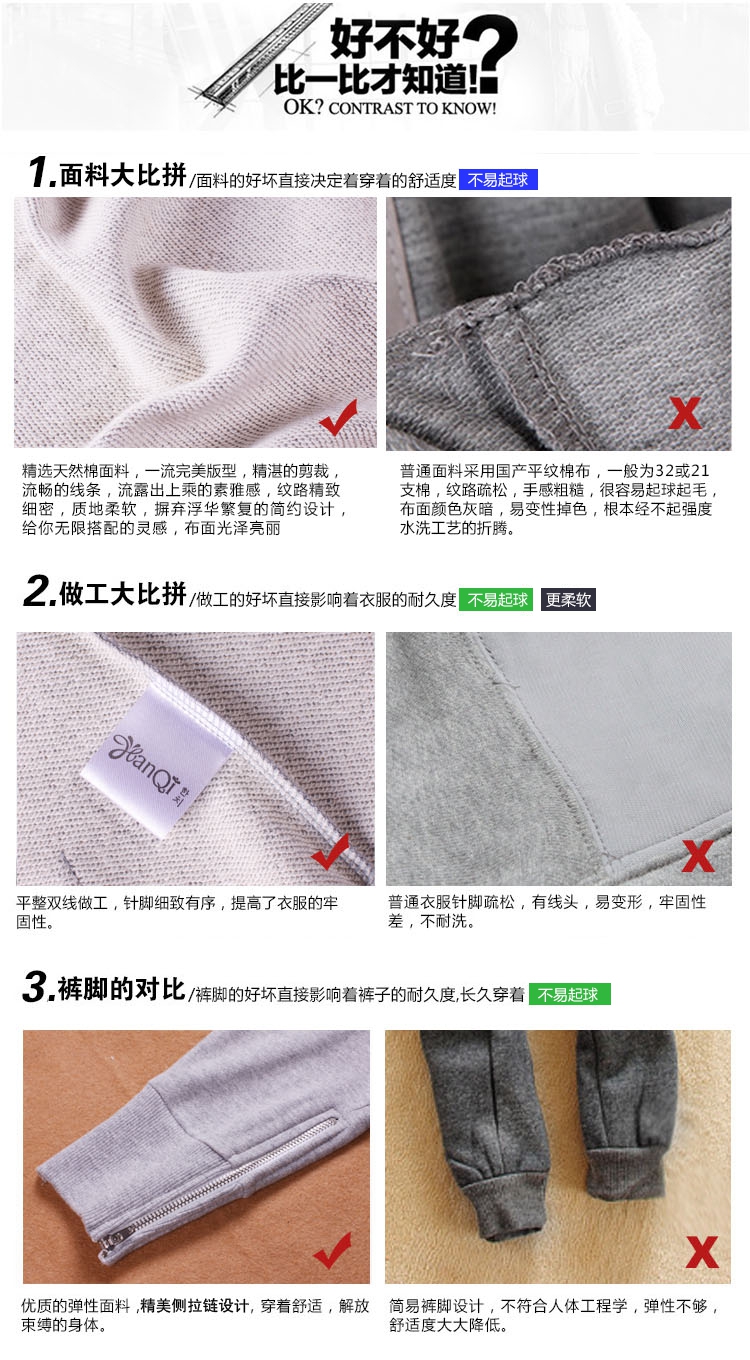 艾柠檬2015春秋冬季装上新款卫衣休闲裤运动套装 韩版女装长袖卫衣开衫休闲运动服三件套装潮 浅灰色 L建议100-110斤 送背心