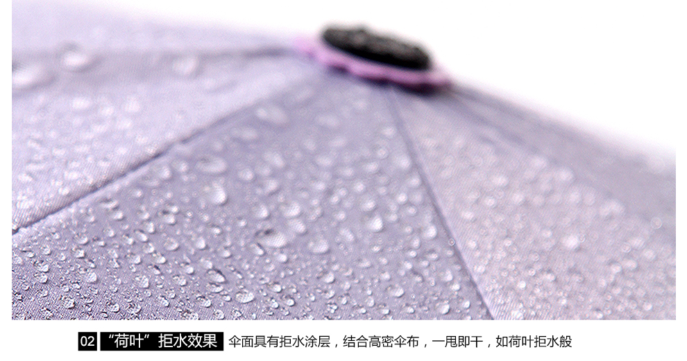 JUST MODE 防晒小黑伞女折叠伞晴雨伞太阳伞遮阳伞防紫外线山茶 天空蓝