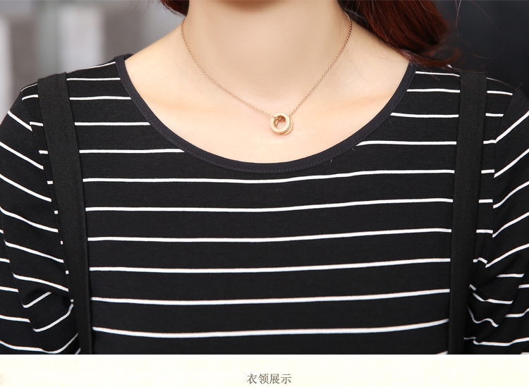 米姂2015新款女装韩版t恤休闲套装半身裙秋 9107 白色 S