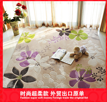 CasAmor现代高档免洗抗污地垫地毯 入户门厅进门门垫地垫浴室厨房卫生间防滑地垫脚垫定制 DT005绿色 800MMx1200MM