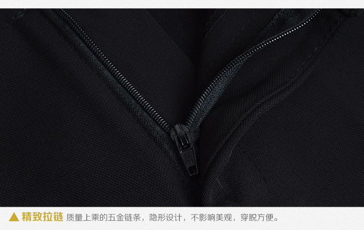 花芯诗   2015职业装女裤直筒小脚西裤黑色正装裤子女工装长裤西装裤Q 黑色 XL