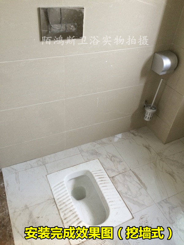 氢哈隐形带盖板蹲便器带盖蹲便器隐藏式蹲坑池蹲厕大便器踏板水箱 带