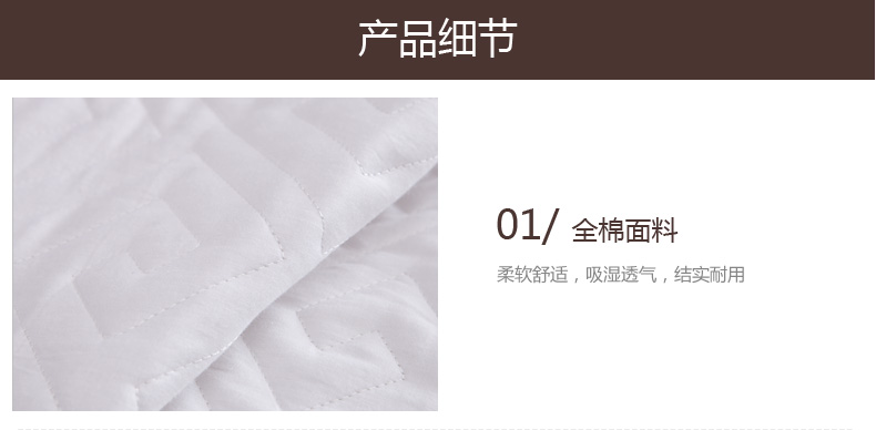 
                                                                                丝域 床笠单件 夹棉加厚纯棉床罩高档席梦思床垫套乳胶床垫保护套防滑防尘床套罩定制榻榻米加大加高罩子 长城格(白色) 1.8米床180*200cm 围高32cm                