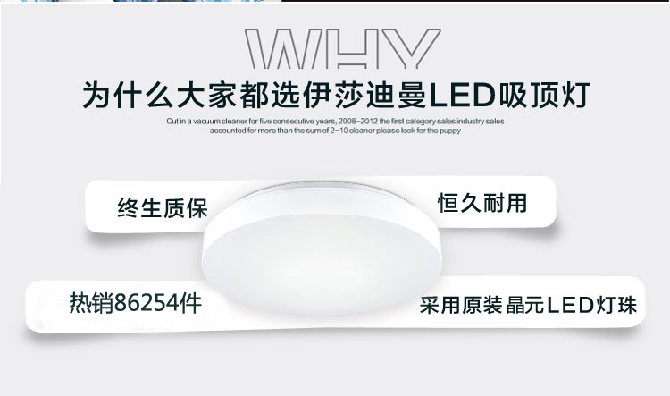 
                                                                                ESDIMANLED吸顶灯现代简约卧室灯餐厅灯具客厅灯饰2254 直径40cmLED白光24w                