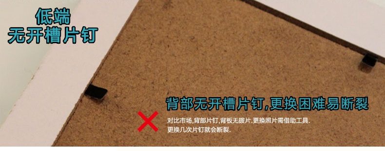 梦雅莉 实木挂墙摆台相框 7寸5 10寸16寸18 20 24 30寸创意相架儿童画框 白色 6寸挂墙
