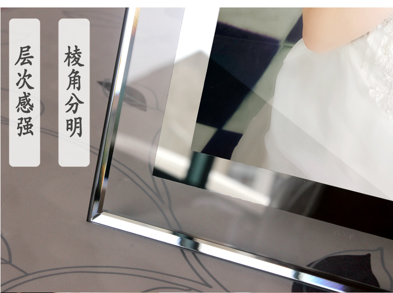 
                                        优芬（YOU FEN） 庭乐 水晶玻璃摆台像框证书证件5寸6寸7寸8寸10寸照片相框 A4寸水晶玻璃相框 横竖可摆                