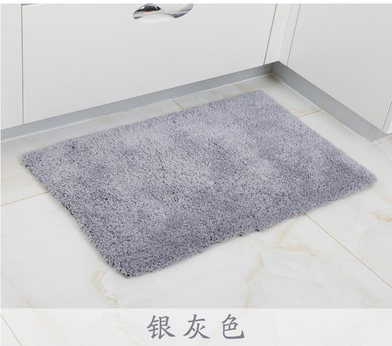 
                                        梓晨 轻柔地垫浴室卫浴吸水地垫防滑门垫客厅卧室床边门厅客厅垫子脚踏垫 深驼色 60cmx90cm                