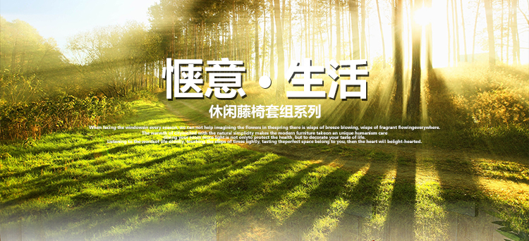梦忆笙  阳台桌椅藤椅庭院椅子鸟巢室内休闲座椅茶几组合 一桌两椅仿古黄