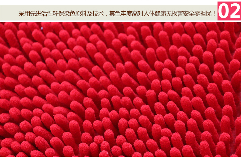 舒彩客厅卧室雪尼尔圆形地毯 电脑椅垫 转椅地毯 电脑椅地毯圆形 防滑底圆地垫吸水可定制 咖啡色 直径60CM