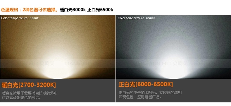 亮昀美LYM LED射灯天花灯3WTHDJ008 磨砂银3W-白光
