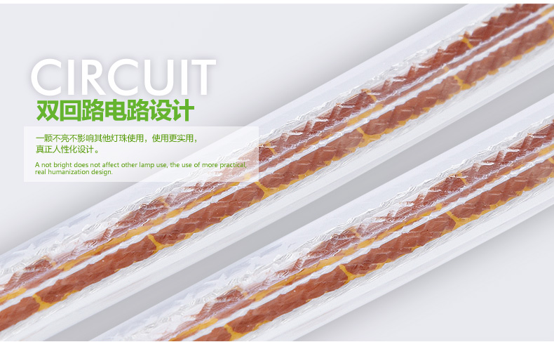 
                                        君御LED灯带120珠3014超亮贴片暗槽客厅吊顶电视墙辅光照明 3014-正白                
