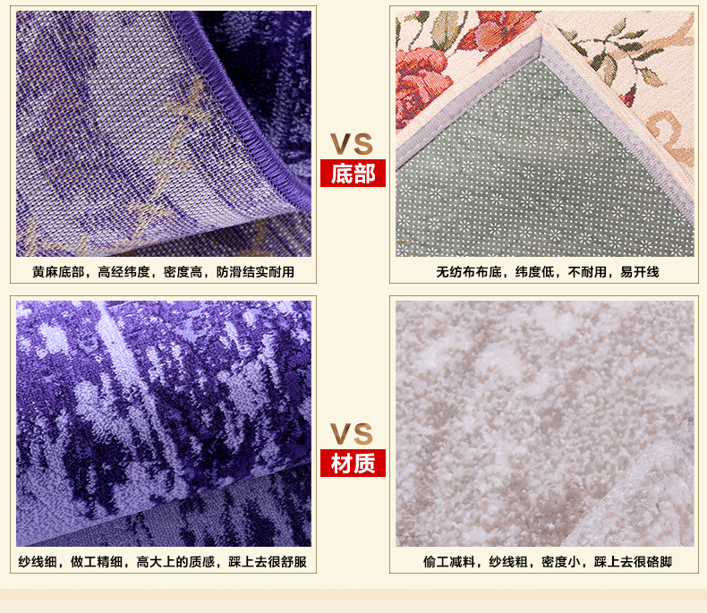 戈尔登地毯 土耳其进口现代简约客厅茶几地毯 卧室沙发垫房间地毯 土耳其进口7004黑 160cmx230cm