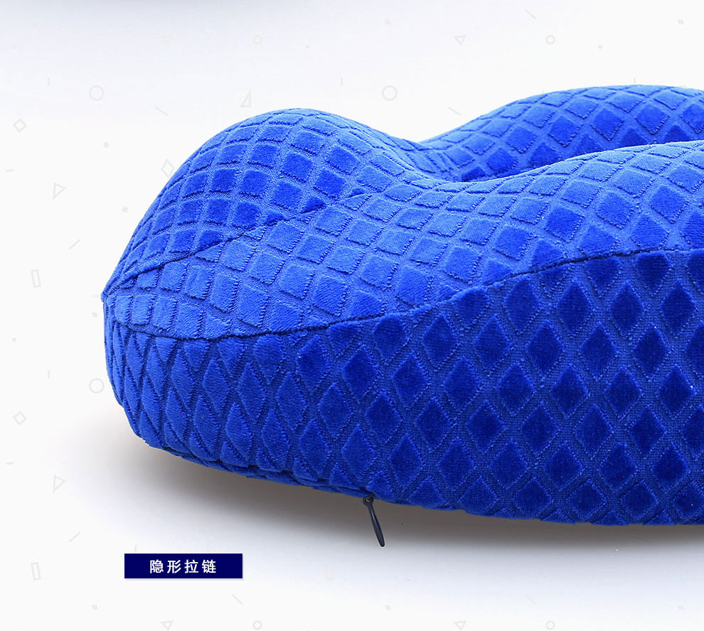
                                        
                                        暖舒舒 记忆棉u型枕头护颈枕颈椎u型枕旅行飞机头枕护脖子汽车午睡颈枕 月光蓝【菱格-升级款】                