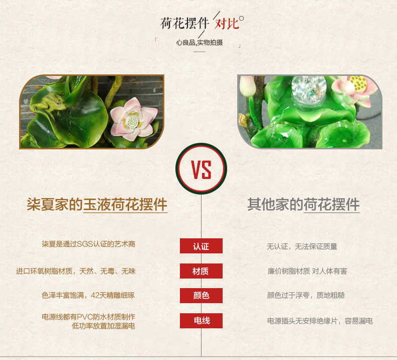 
                                                            柒夏 家居装饰品客厅假山流水喷泉摆件工艺品招财寓意开业礼品 A款荷叶+罗马柱+雾化(总高度133cm)                