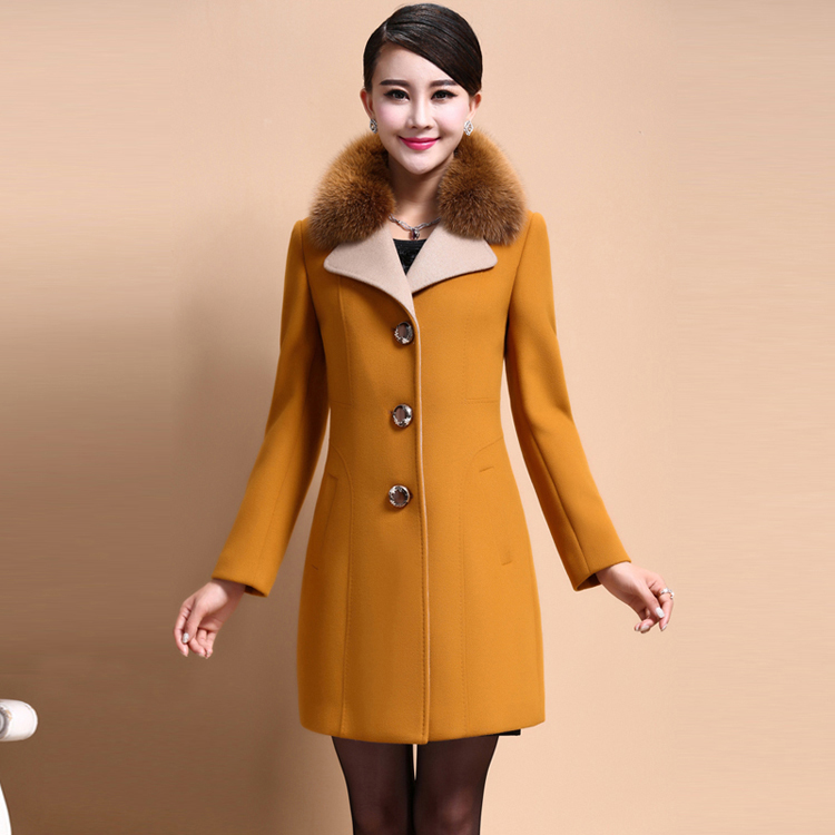 Mr. de Vries gross? autumn and winter coats women 2015 new Korean large leisure women stylish lapel a wool coat in the long hair of Sau San? jacket 2XL Yellow pictures, female price, brand platters! The elections are supplied in the national character of distribution, so action, buy now enjoy more preferential! As soon as possible.