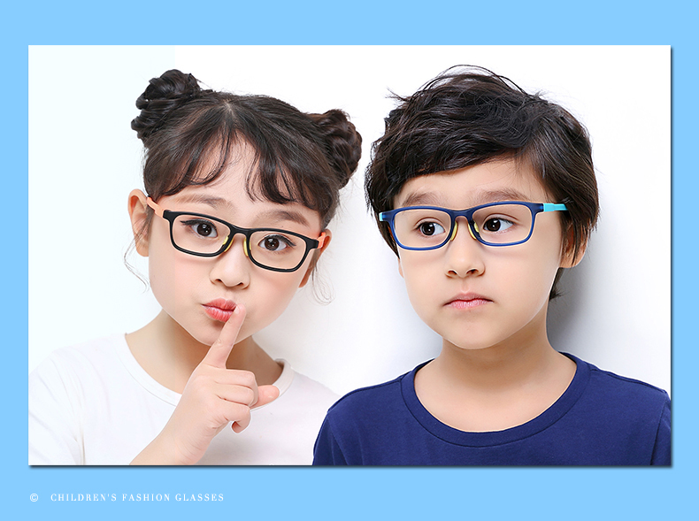 诺克维亚新款儿童配近视眼镜框防蓝光防辐射小学生眼镜架tr90男女孩子