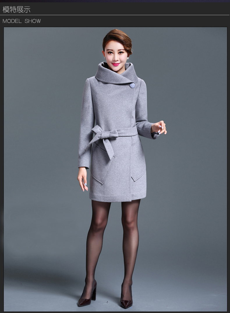 Van Gogh embroidered new products for autumn and winter 2015 Korean Sau San Mock-neck women with fine Foutune of gross female 1644 gray coat? L picture, prices, brand platters! The elections are supplied in the national character of distribution, so action, buy now enjoy more preferential! As soon as possible.