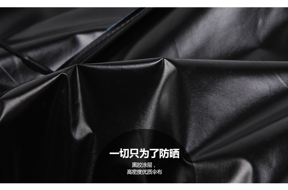 JUST MODE 黑胶晴雨伞 遇水变色雨伞 防晒折叠伞 樱花粉
