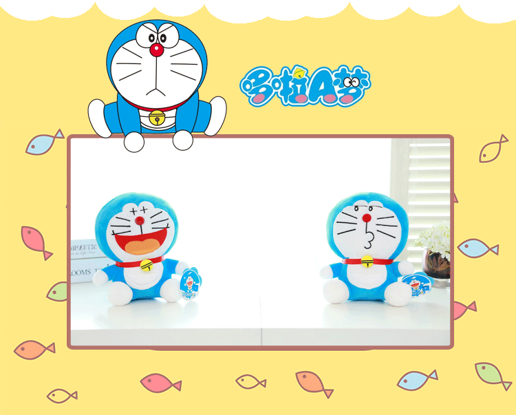 贝伦多哆啦a梦伴我同行蓝胖子公仔玩偶叮当猫可爱机器