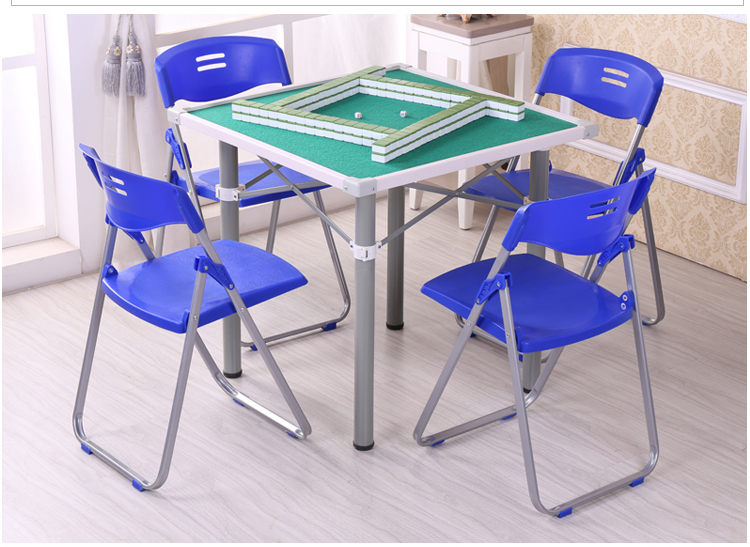 折叠式麻将桌多功能简易桌休闲棋牌桌两用宿舍餐桌多用桌特价包邮 茶