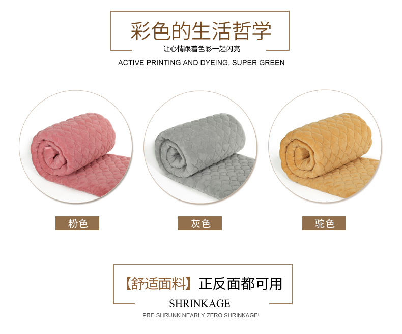 
                                        菲罗菈家纺 床褥 床护垫 席梦思防滑床护垫 薄床垫床褥四季可折叠学生宿舍 加厚床褥1.5米床 白色厚 150cm*200cm                