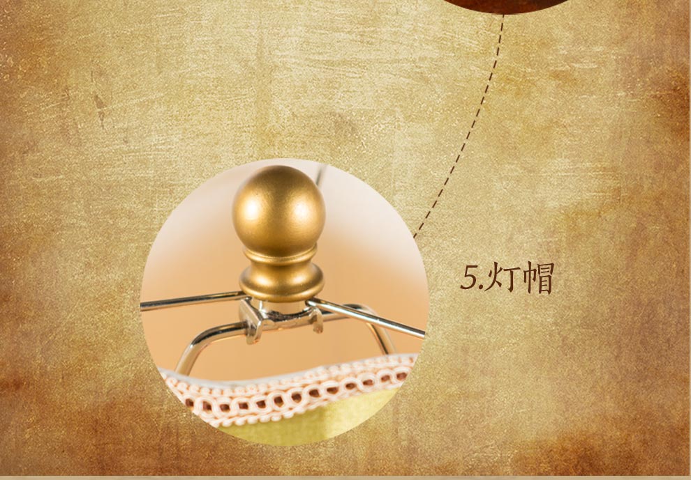 得美莱斯欧式 客厅台灯卧室床头台灯 卧室台灯落地灯客厅婚庆复古装饰灯具 欧式古典台 GYB3025