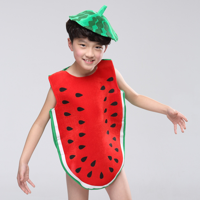 新款六一儿童演出服 男女童水果植物蔬菜服装