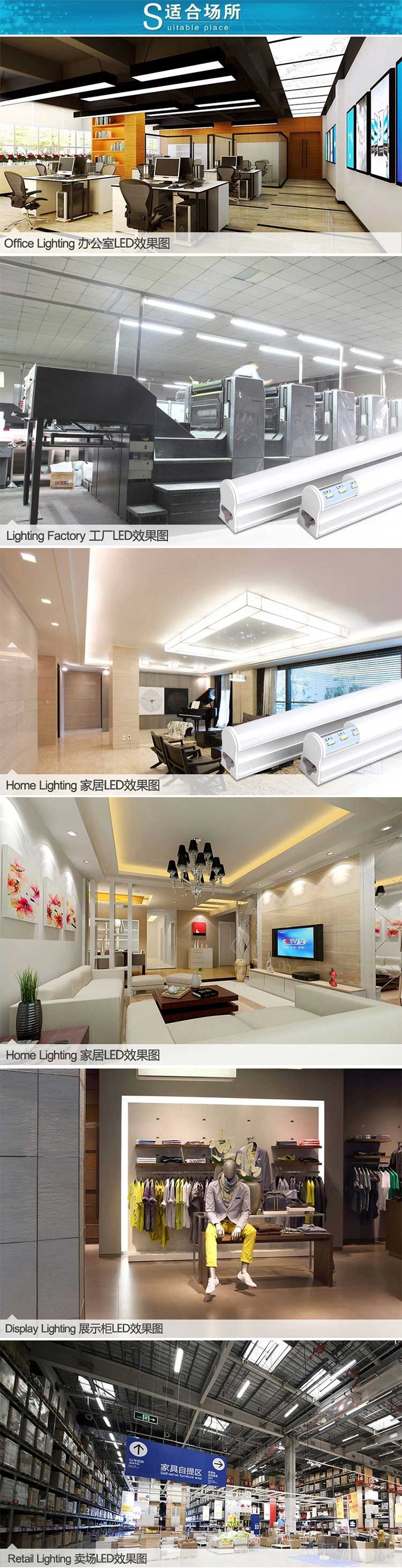 纳新LED灯管T5一体化日光灯管全套支架 12W 长1.0m 白光NXTU5010-1-1
