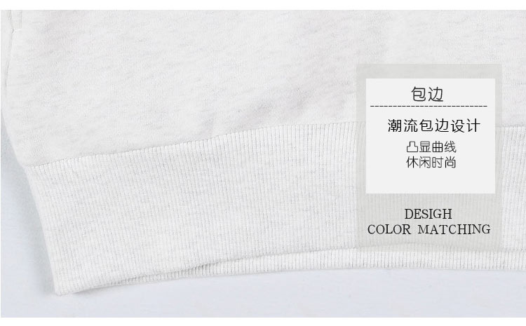 若初（ROCU） 2015秋冬女装新款加厚加绒套装连帽保暖卫衣三件套休闲韩版套装 花灰色 L合适100-108斤