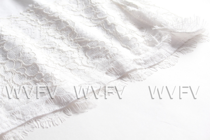 WVFV 2015秋装新款欧美纯白色中长款翻领蕾丝拼接A字白衬衫女 C5540 白色 2 S 预定10天左右