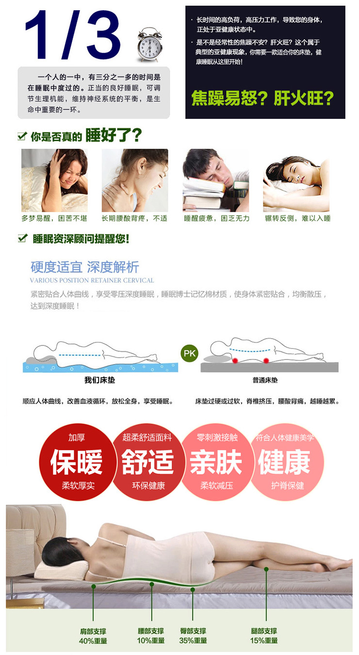 方若 床垫加厚法莱绒单人双人床褥子保护垫 酒红色/法莱绒 1.5*2米床