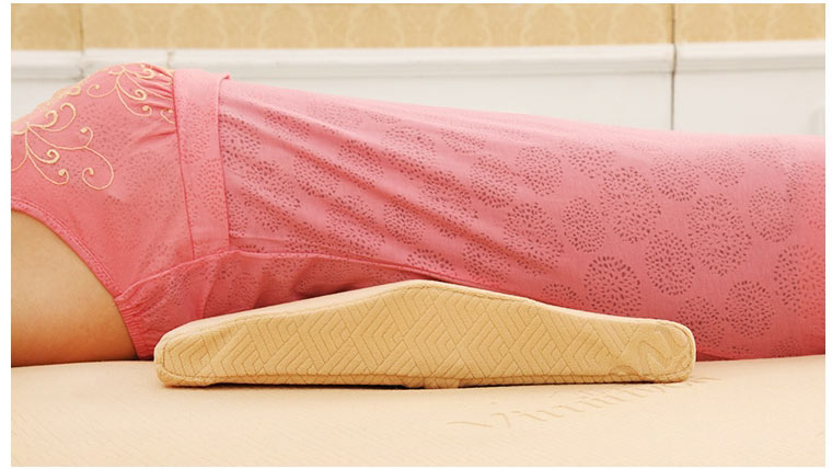 唯眠纺记忆棉腰垫孕妇腰枕 睡眠三角靠垫 睡觉垫腰护腰枕腰椎枕头