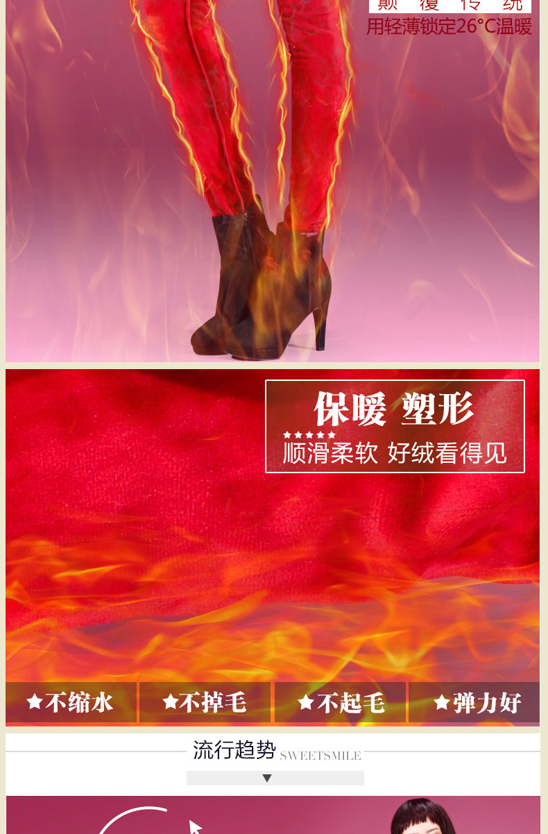 蜜淇妃 2015秋冬季新款女裤子仿加绒加厚皮裤外穿小脚裤紧身打底裤长裤大码 银丝 L