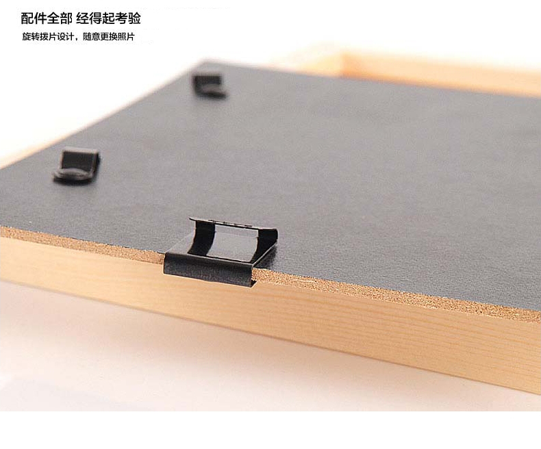 
                                        梓晨 进口实木照片墙 相框 实木 楼梯款装饰相框画框 相片框创意组合HD-774 白原胡混搭送思念画芯                