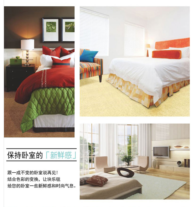 
                                        港龙地毯拼接地毯卧室满铺地毯客厅茶几拼块地毯彩色60cm*60cm H11                