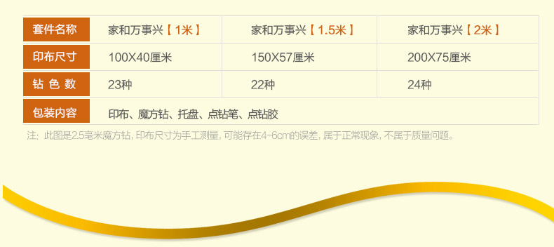 
                                        钻石画满钻十字绣钻石绣家和万事兴客厅新款钻石十字绣钻量多不掉钻 5D版钻石画---150x50厘米  免费补钻                