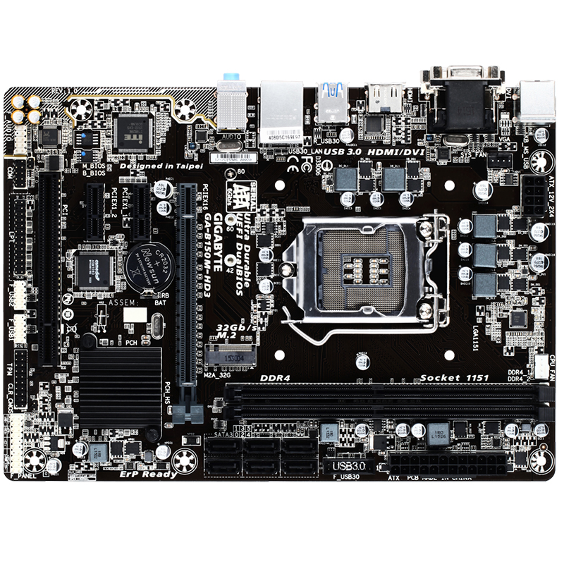 技嘉（GIGABYTE）B150M-HD3主板 (In...